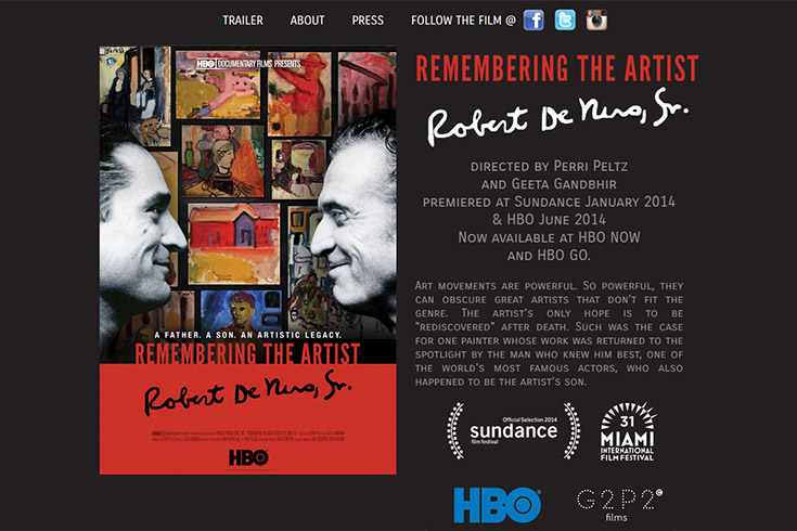 Remembering the Artist: Robert DeNiro Sr.